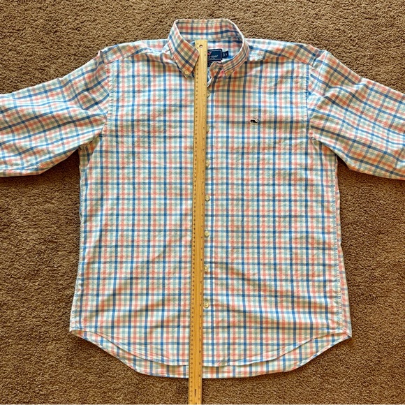 Vineyard Vines Pink and Blue Whale Shirt - Picture 3 of 5